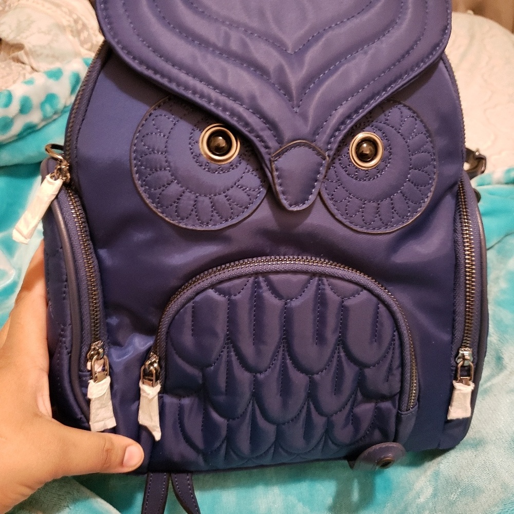 Blue owl backpack